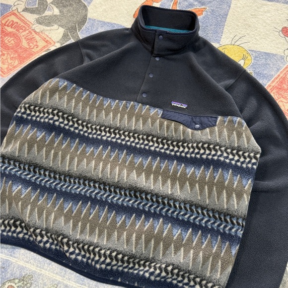 Patagonia synchilla button fleece pullover - Picture 2 of 3